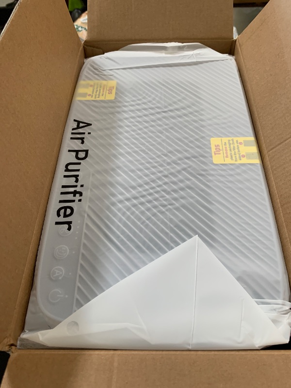 Photo 1 of HEAPETS P358 Air Purifier | White & Grey | 2500 Sq Ft