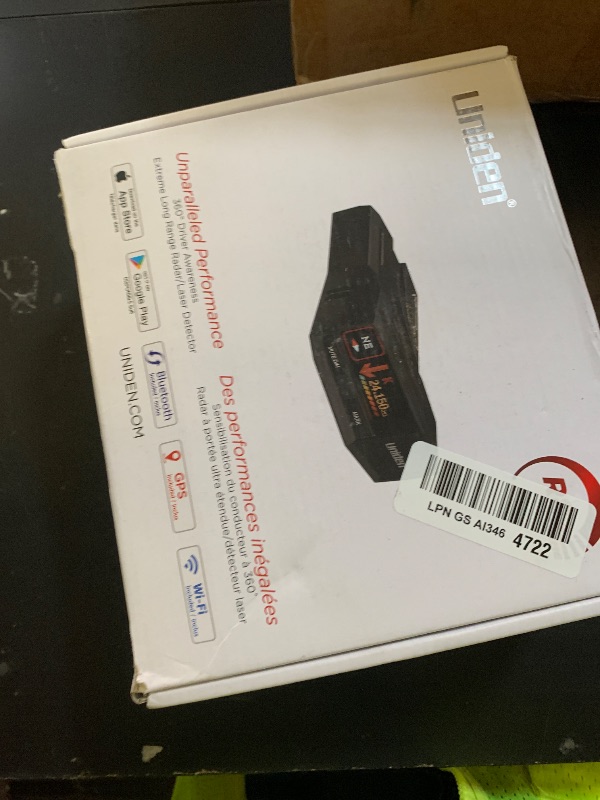 Photo 1 of Uniden R8W Radar/Laser Detector