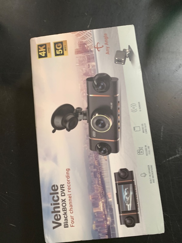 Photo 1 of XYGCACO Dash Cam Front and Rear, G-Sensor, Gold