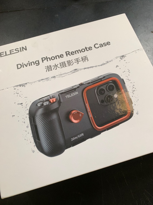 Photo 1 of TELESIN Underwater Phone Housing - 20M Waterproof, Bluetooth Control