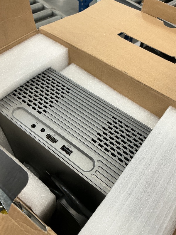 Photo 1 of HAPPRUN 2500 ANSI Outdoor Projector with Google TV, 4K Decoding