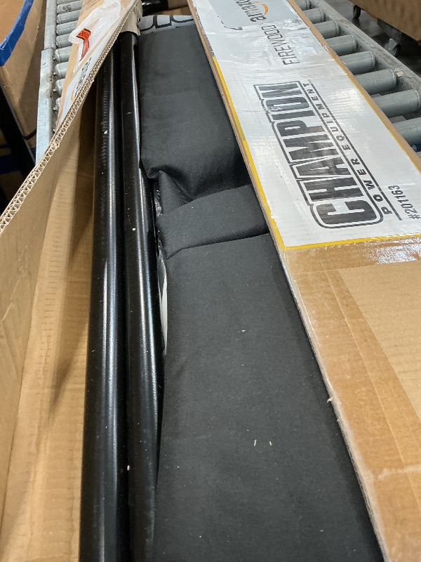 Photo 1 of Champion Power Equipment 48-Inch Firewood Rack with Cover