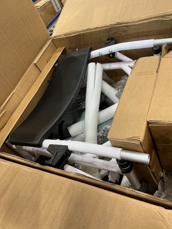 Photo 1 of VEVOR Shower Commode Wheelchair 350 LBS Capacity Bedside Commode