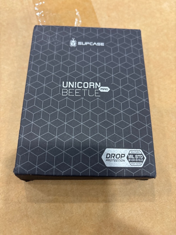 Photo 1 of SUPCASE MagSafe Wallet with Stand, Holds 6 Cards, Carbon Black
