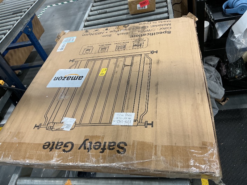 Photo 1 of ALLAIBB Extra Wide Pressure Mounted Baby Gate