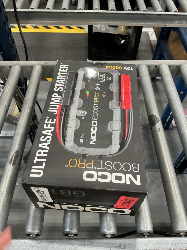 View 2 of NOCO Boost GB150: 3000A UltraSafe Jump Starter – 12V Lithium Battery Booster Pack, Portable Jump Box, Power Bank & Jumper Cables - for 9.0L Gas and 7.0L Diesel Engines