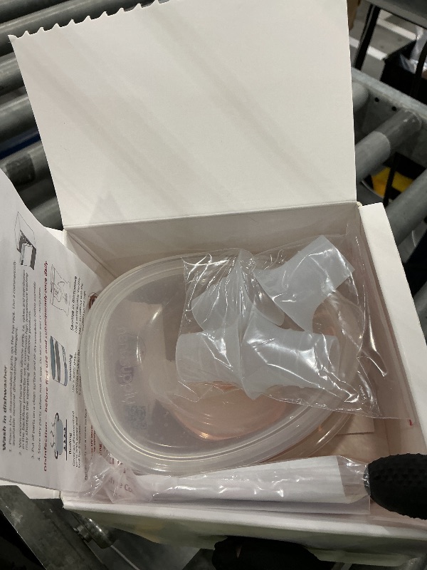 View 2 of Nenesupply Handsfree Wearable Breast Milk Collection Cups Compatible with Spectra S1 S2 Baby Buddha Momcozy V1 Lansinoh Pumps 24mm Silicone Flanges Replacement for Spectra Pump Parts 19mm 21mm inserts