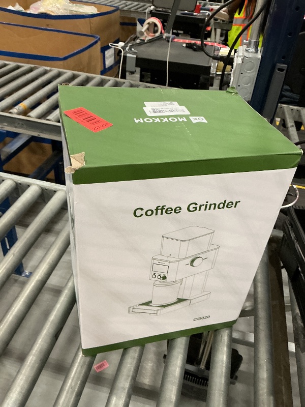 Photo 1 of MOKKOM Electric Conical Burr Coffee Grinder with Detachable Scale