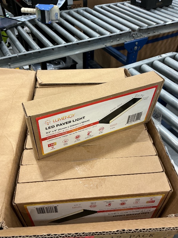 Photo 1 of LUMENGY Slim Paver Lights - 12 Pack
