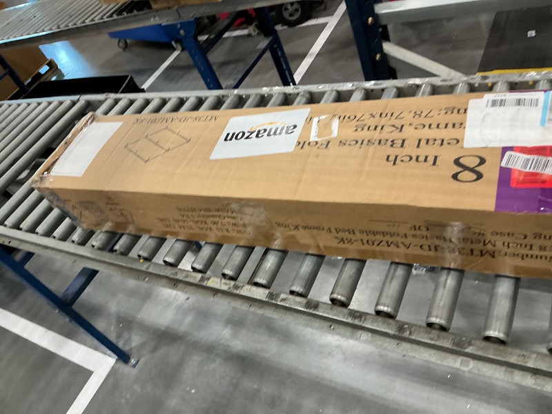View 2 of MAF Metal Bed Frame King 8 Inches for Box Spring, 9-Legs Support Basics