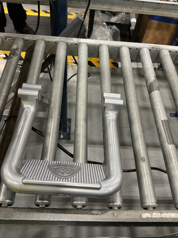 Photo 1 of Carr 102522-1 Hoop II Truck Step | Non-Slip Pattern for Secure Footing | Multi-Mount System | Built to Withstand Tough Use & Weather | Minor Drilling | XK3 Khromezone Double Powder Coat