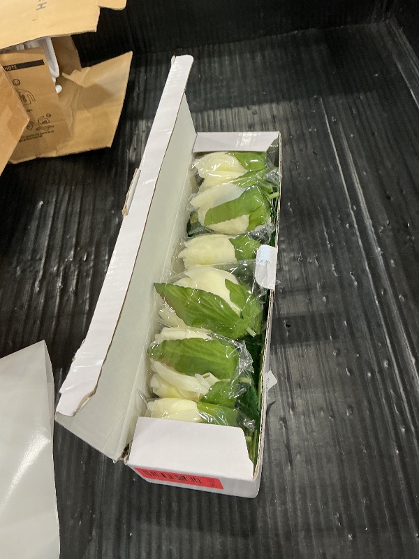 View 3 of Ling's Moment 6-Pack Sage Green Chiffon Table Runner
