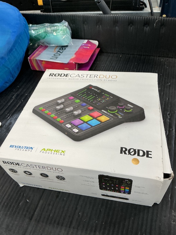 View 2 of RØDE RØDECaster Duo Compact Audio Production Studio, Black