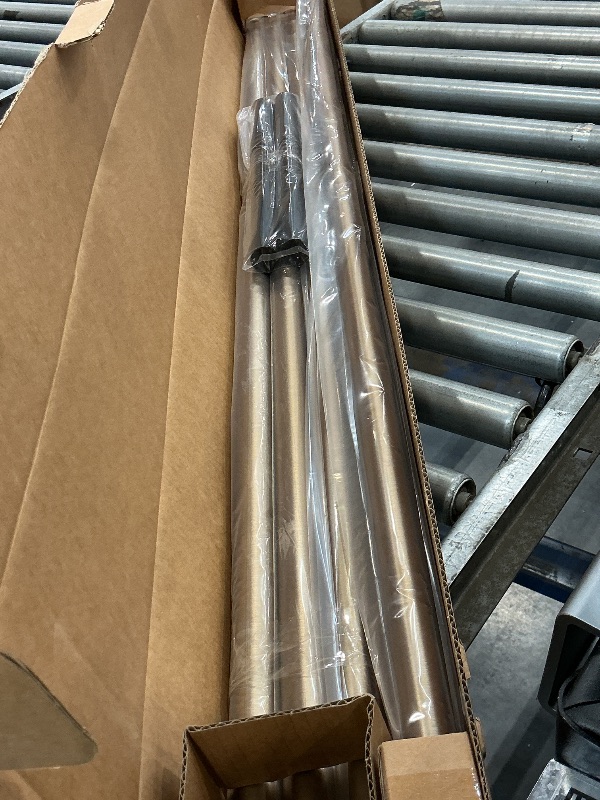 View 2 of Ivilon Window Curtain Rod End Cap - 1 inch Pole. 120 to 240 Inch. Warm Gold