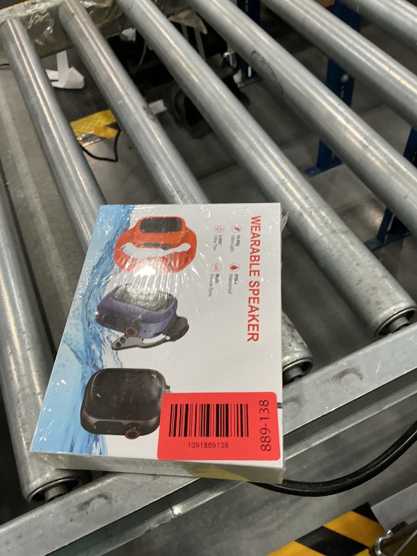 View 2 of Hakasoni Clip On Speaker, Wearable Portable Mini Speaker, Black
