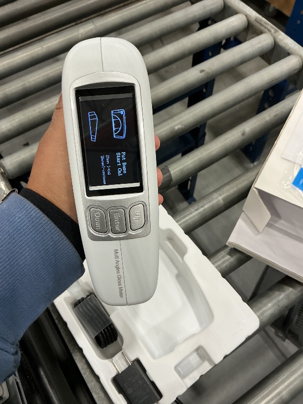 View 5 of EberSpec Portable 20°/60°/85° Gloss Meter,0.2GU Repeatability,0.1 Resolution,Lithium Battery 100,000 Tests,5000 Data Storage,for Paint Ink Coating Plastic Electronic Metal
