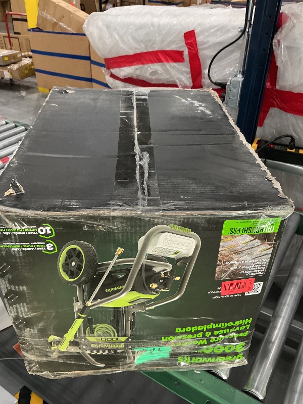 View 2 of Greenworks 3000 PSI Electric Pressure Washer