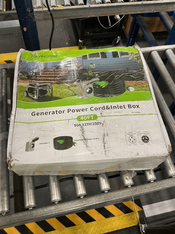 View 2 of RVINGPRO 50 AMP Generator Inlet Box and 40Ft Generator Cord Kit