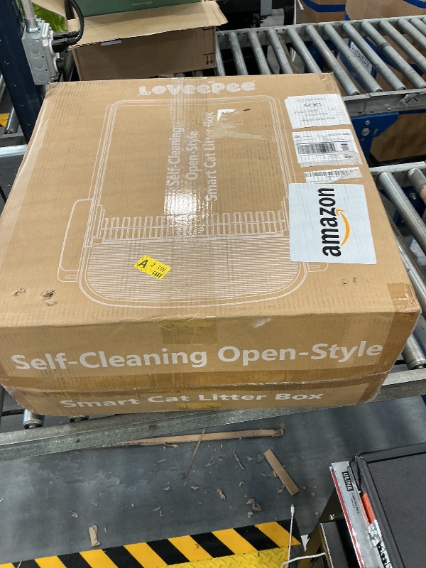 View 2 of LOVEEPEE Self-Cleaning Litter Box, White, App Control