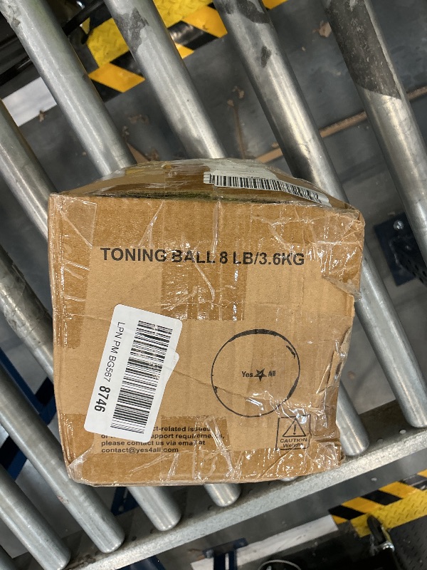 View 2 of Yes4All Weighted Toning Balls - 8lbs, Purple