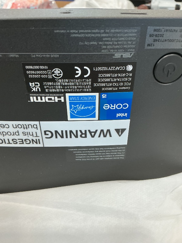 View 2 of ASUS V470 All-in-One, 27” FHD Anti-Glare Touch Display, 16GB DDR5 RAM, 1TB SSD, Intel® Core™ i5-13420H Processor, Windows 11 Home, Wired Keyboard and Mouse Included, V470VA-MS504T, Black