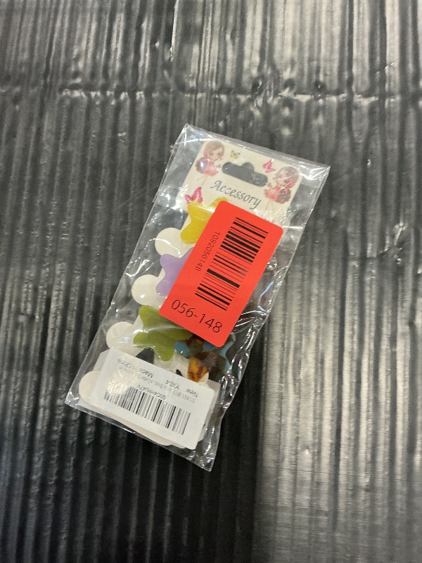 Photo 1 of SINNKY Acrylic Resin Stars Hair Clips - Multicolor
