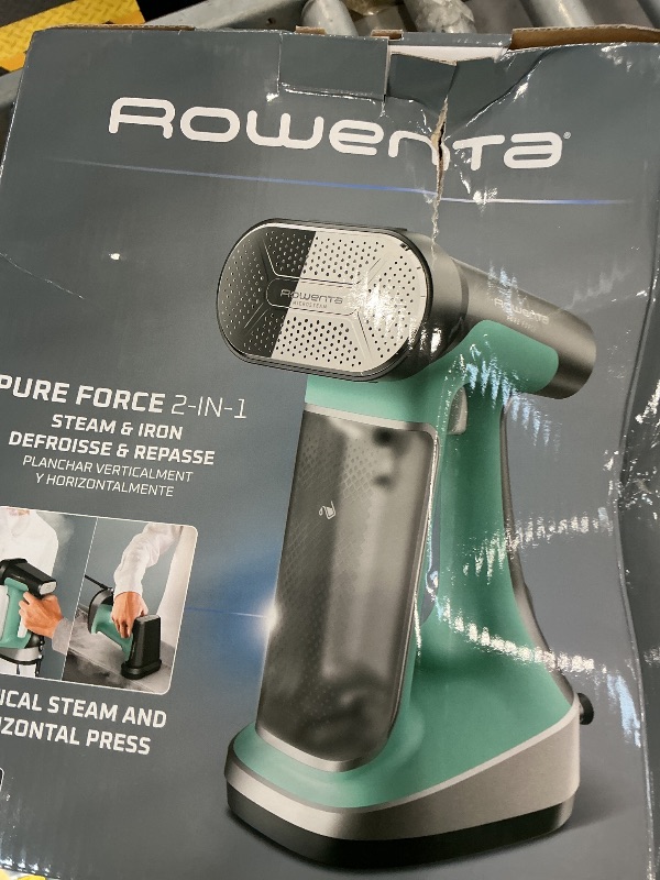 Photo 1 of Rowenta Pure Force 2-in-1 Steamer & Iron