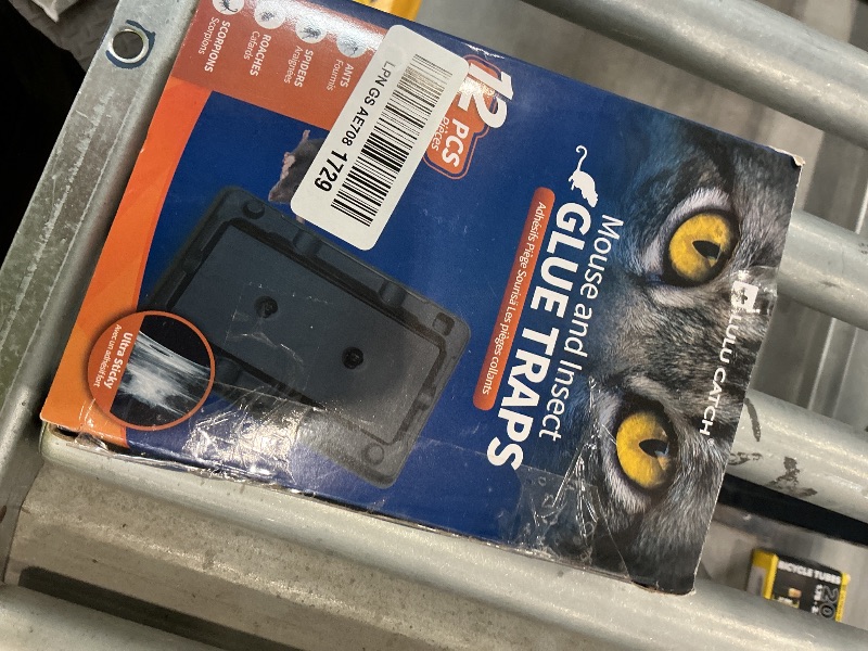 Photo 1 of LULUCATCH Mouse Traps - 12 Pack Pre-Baited Glue Traps