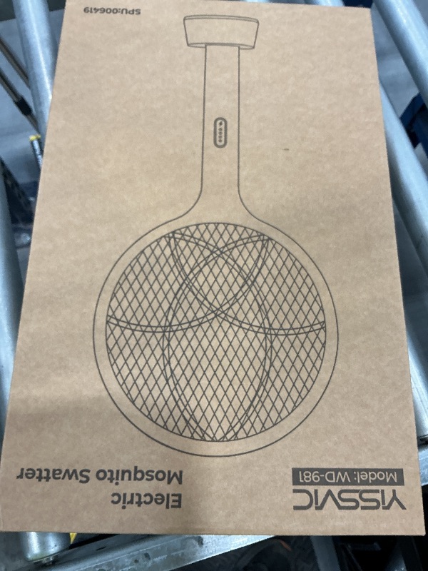 Photo 1 of YISSVIC Electric Fly Swatter Bug Zapper Racket - 4000V, Rechargeable