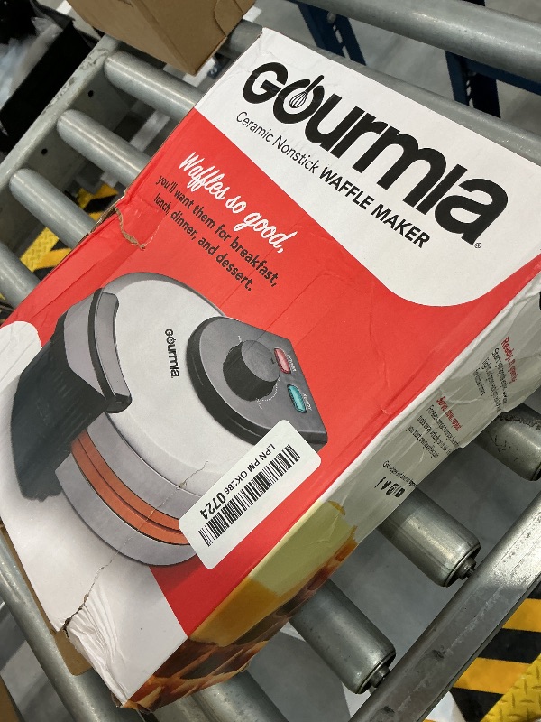 Photo 1 of Gourmia Belgian Waffle Maker - Stainless Steel