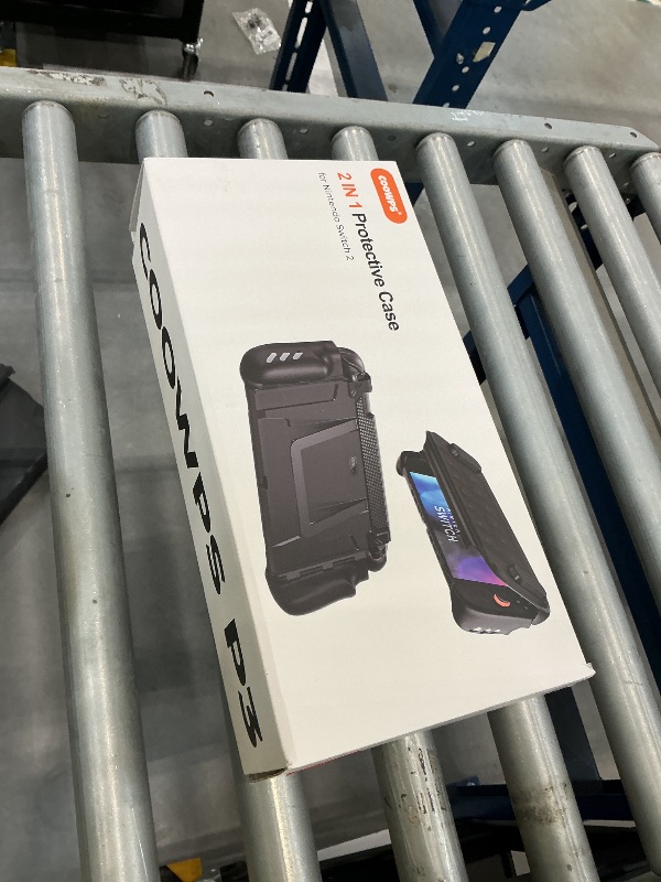 View 2 of COOWPS P3 for Nintendo Switch 2 Case with Ergonomic Grip &Hard Front Cover