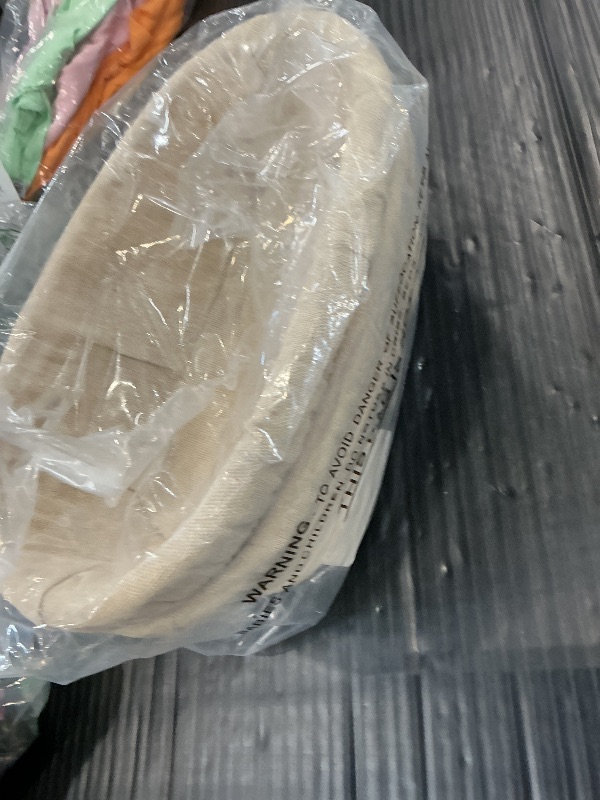 Photo 1 of DOYOLLA 10 inch Oval Bread Proofing Baskets Set