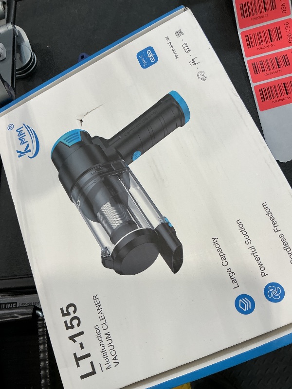 Photo 1 of KMM Handheld Car Vacuum Cleaner - 16000PA, Blue & Black