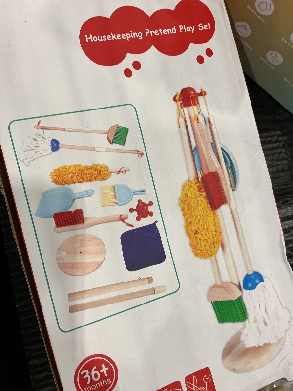 Photo 1 of WOODMAM Wooden Kids Cleaning Set