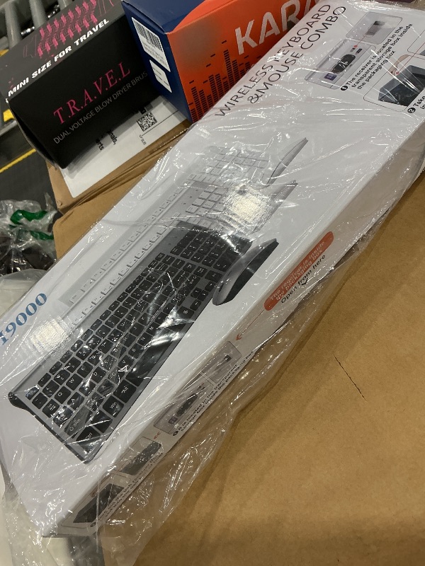 Photo 1 of TopMate Wireless Keyboard and Mouse Combo - Gray Black