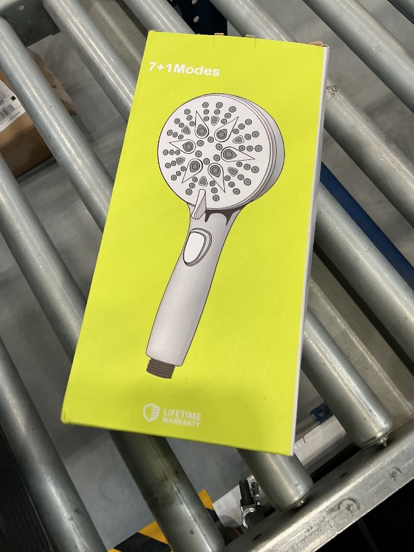 Photo 1 of GwernKB Handheld Shower Head with ON/OFF Switch, Silver