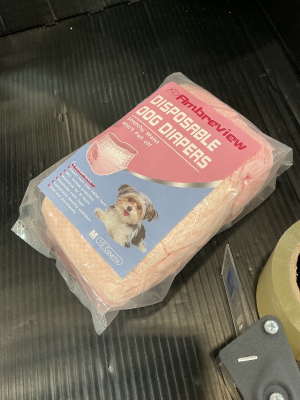 Photo 1 of Ambreview Disposable Dog Diapers, M, 10 PCS
