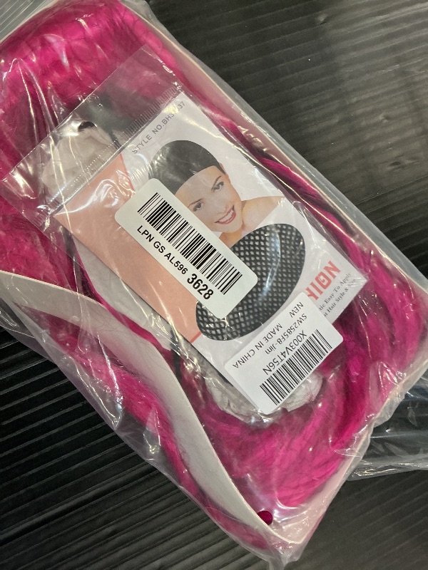 Photo 1 of BERON Short Curly Bob Wig - Hot Pink