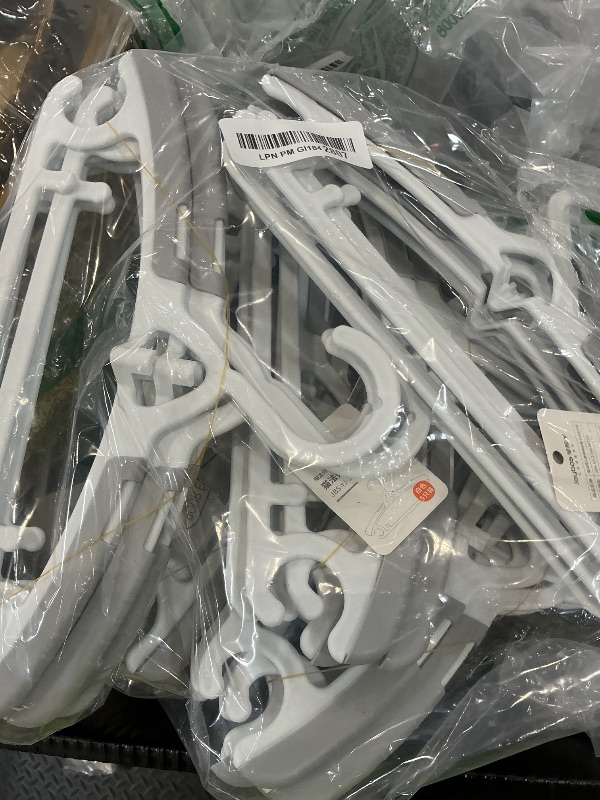 Photo 1 of CTIME Mini Adjustable Hangers - 40 Pack, White