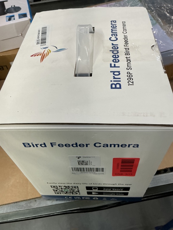 Photo 1 of Smart Bird Feeder with Camera Solar Powered, 2K HD Video, AI Bird Species Identification, Instant Arrival Alerts, Weatherproof Design for Effortless Birdwatching, Best Gift for BirdLovers, Red