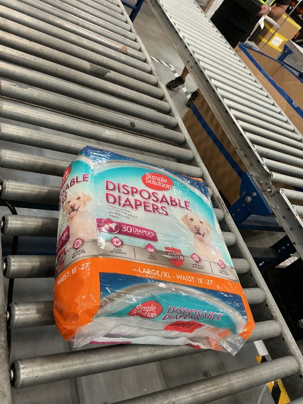 View 2 of Simple Solution Disposable Dog Diapers L/XL, 30 CountLPNGSAU2828520