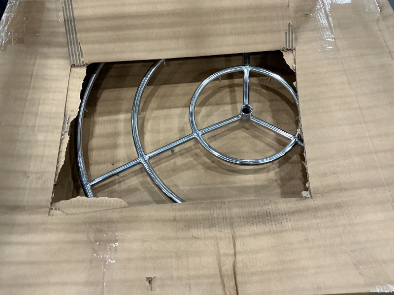 View 2 of Skyflame 36-Inch Round Stainless Steel Fire Pit Jet Burner Ring