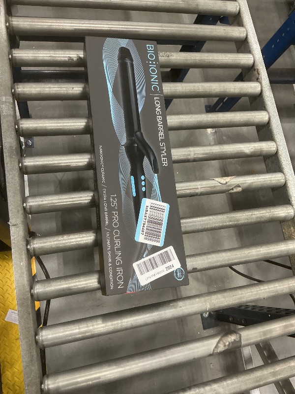 View 2 of Bio Ionic Long Barrel Curling Iron, Ion Mineral & Moisture Heat Technology