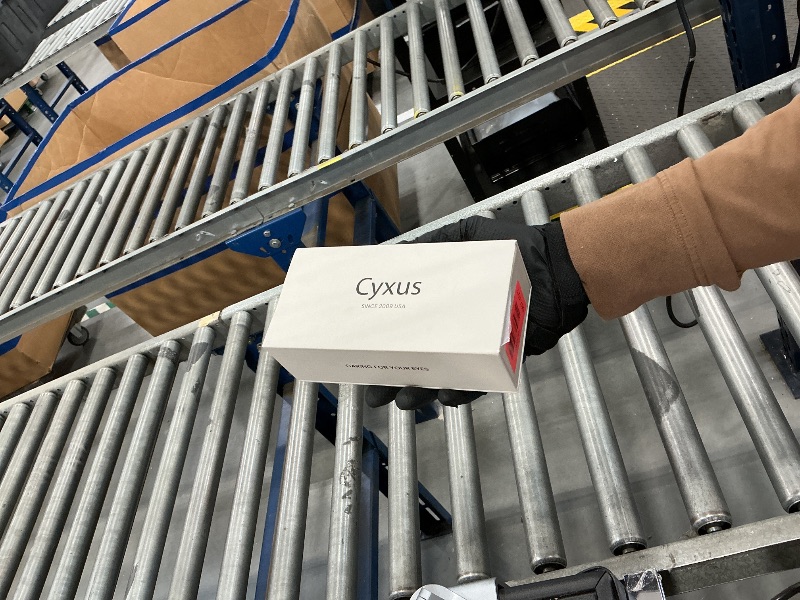 View 2 of Cyxus Pure Titanium Rimless Blue Light Glasses - Black