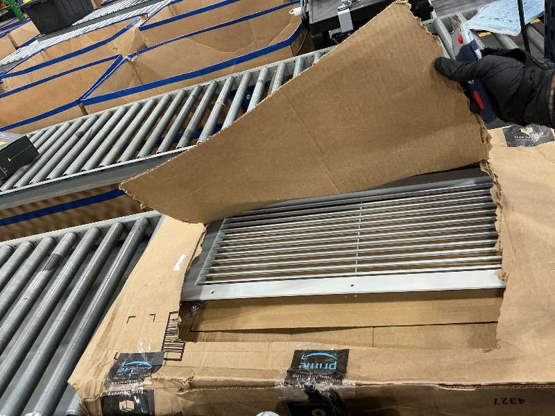 View 3 of HVAC Premium 24" X 10" Aluminum Return Grille - Easy Air Flow - Linear Bar Grilles [Outer Dimensions: 25.875 X 11.875]