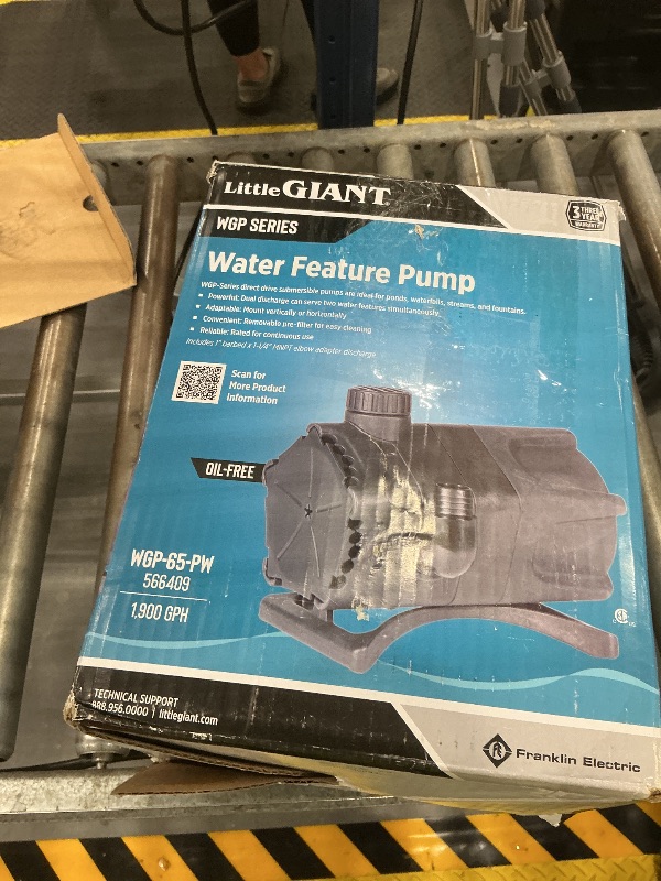 Photo 1 of Little Giant 1900 GPH Dual Discharge Pond Pump