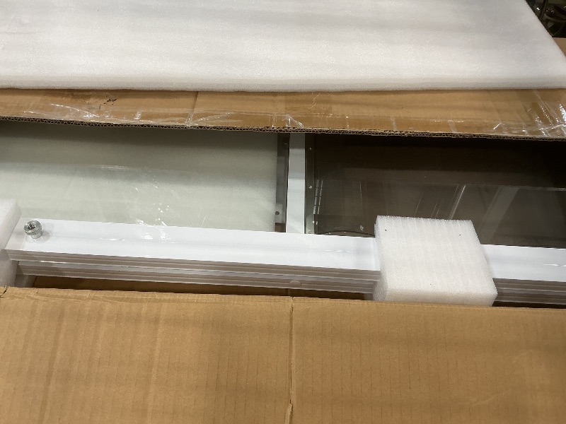 View 2 of VEVOR Adjustable Sliding Glass Dog Door for Pets