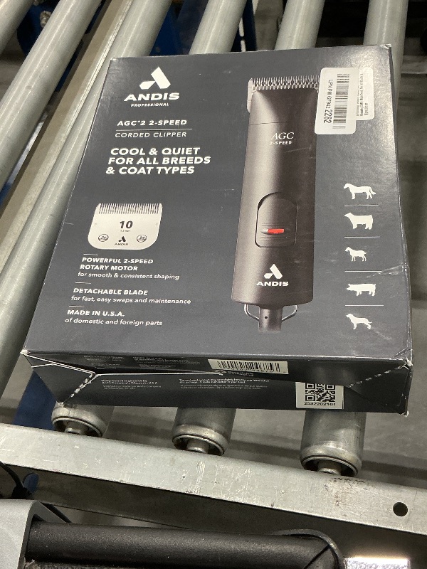 View 2 of Andis 24675 UltraEdge 2-Speed Detachable Blade Clipper, 120V, Black