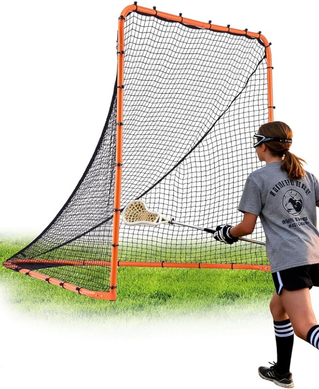 Photo 1 of VEVOR Lacrosse Goal,Complete Portable Lacrosse Net Training Accessory Set