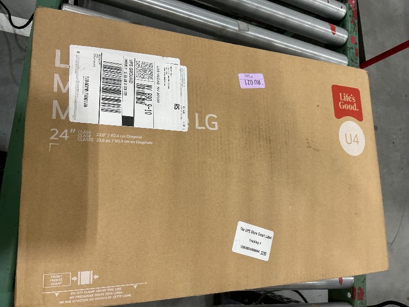 View 3 of LG 24U411A-B 24-inch Full HD (1920 x 1080) IPS Computer Monitor, 120Hz, HDR10, Reader Mode, Flicker Safe, HDMI, Slim Stand Base, Black